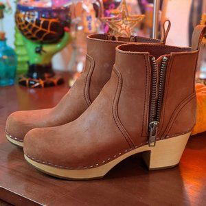 Swedish Hasbeens "Zip-It Emy" Boot